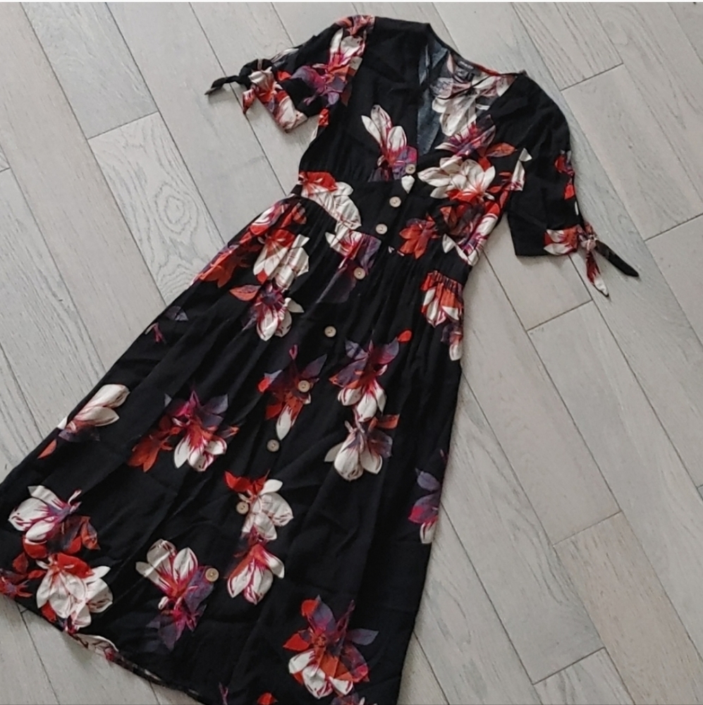 Floral spring dress